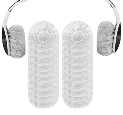 Image de Lot de 100 protections jetables pour casque, pour une protection optimale