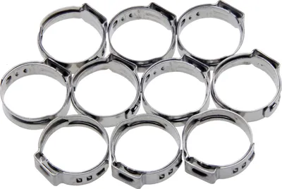 Produktbild von 10 Universal 1 Ohr Schlauchschellen Leitungsschelle Schlauchklemmen 17.8-21.0 mm