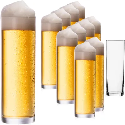 Produktbild von IMPERIAL Kölschgläser aus Glas Set 12-Teilig 200ml (max. 250ml) Kölschstangen 0,2L Bierstangen Bierglas Spülmaschinenfest