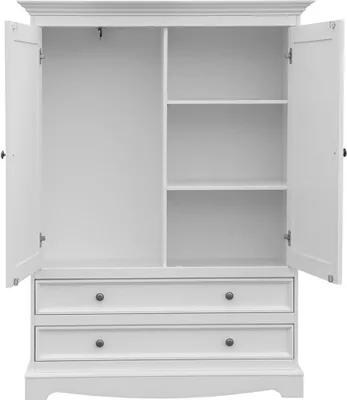 Produktbild von Landhaus Schlafzimmer Schränke Holz Kleiderschrank Garderobe für das Hotel Möbel