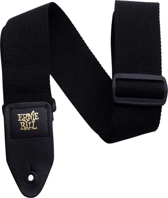 Obrázek produktu pro Ernie Ball P04037 Popruh na hudební nástroj / držák na kytaru černý