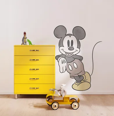 Produktbild von Komar Vlies Fototapete selbstklebend und konturgeschnitten "Mickey Essential" - Größe: 100 x 127 cm (Breite x Höhe) - 1 Stück