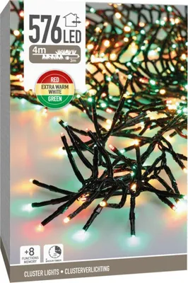 Obrázek produktu pro Lichterkette 576 LED časovač 3 barvy