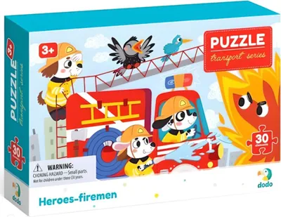 Zdjęcie produktu dla Puzzle 30 elementw. Bohaterscy straacy