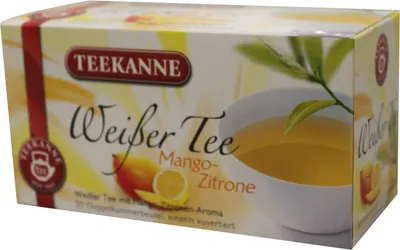 Produktbild von Teekanne Weißer Tee Mango-Zitrone 20er