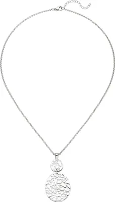 Produktbild von Collier Kette mit Anhänger Edelstahl 46 cm Karabiner