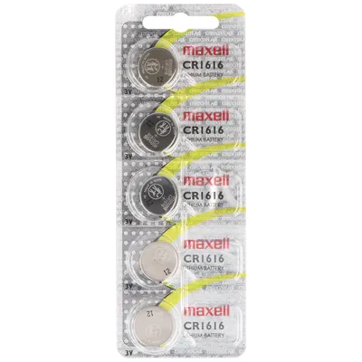 Produktbild von 5 Stück CR1616 Lithium Batterie IEC CR1616 mit 3 Volt und 50mAh