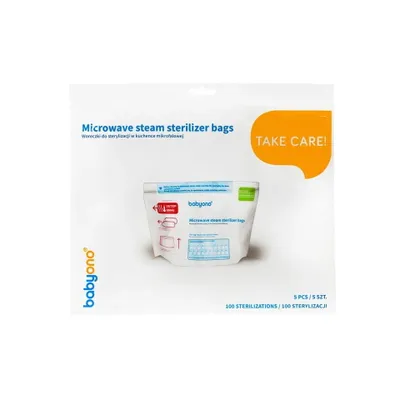 Image de BabyOno Sacs stérilisants pour micro-ondes 5 pièces