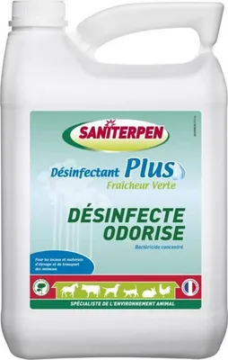 Image de Saniterpen Désinfectant Fraîcheur Verte Désinfectant Puissant Longue Durée 5l - Saniterpen