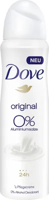 Produktbild von Dove Deospray – Original 0% 150 ml