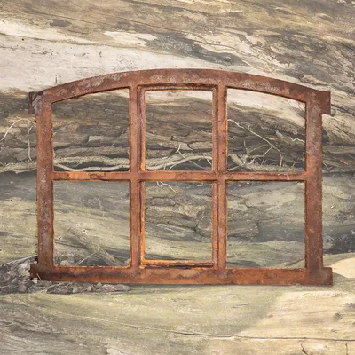 Produktbild von Eisenfenster für Gartenmauer zum öffnen, Stallfenster, Fenster für antike Mauer - 57x42