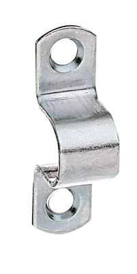 Produktbild von Alberts Schlaufe | mit versenkten Schraublöchern | galvanisch gelb verzinkt | 9 x 12 mm | 50er Set
