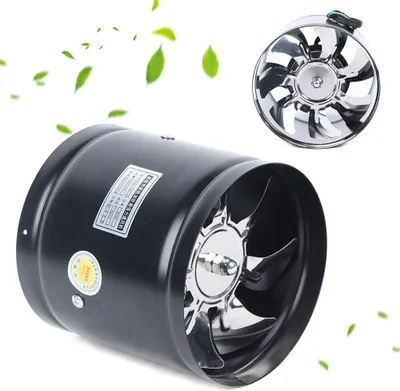 Produktbild von 150mm axiální trubkový ventilátor Kovový ventilátor Ventilátor přívodu vzduchu Výfuk vzduchu 500m³/h