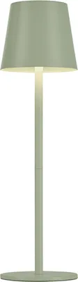 Produktbild von Selltec LED Tischlampe Akku Outdoor Up & Down Lichtaustritt, USB, Dimmbar Touchdimmer lindgrün Indoor, Outdoor
