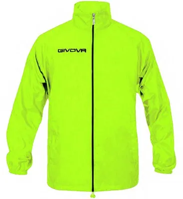 Immagine prodotto di Givova - Giacca "Basico" impermeabile da uomo MR78187 (M) (giallo fluorescente)