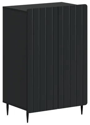 Productafbeelding van vidaXL Schoenenkast ZWOLLE, 59,5 x 39,5 x 91,5 cm, houtvezel, zwart