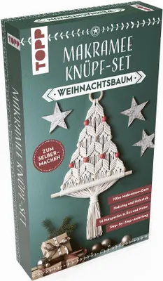 Produktbild von Makramee Knüpf-Set Weihnachtsbaum