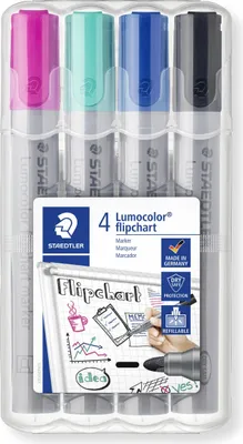 Produktbild von STAEDTLER flipchart Marker Lumocolor, farbintensive, schnelltrocknende, geruchsa