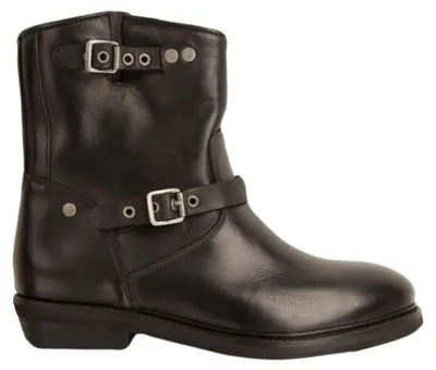 Produktbild von Damen Leder Niedrige Stiefel mit Rutschfester Sohle