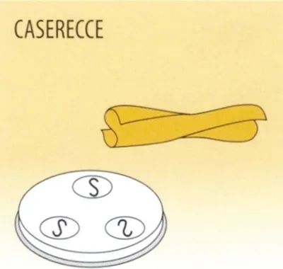 Zdjęcie produktu dla KBS Nudelform Caserecce Für 50410002 und 50410003 Nudelmaschine 2,5Kg Bis 4Kg