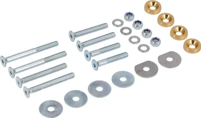 Image de Set: disques fraisés CNC 24 mm pour amortisseurs / entretoises, or - pour S51, S50, S70, S53, S83