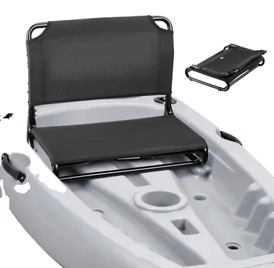 Immagine prodotto di VEVOR 1 x Sedile per kayak, spessore 2 cm, sedile di ricambio in metallo (versione migliorata e pieghevole) per Tamarack, Tahoma, Tioga, Spitfire, Kenai, Daylite; adatto a kayak sit-on-top, da pesca, gonfiabili e barche a remi