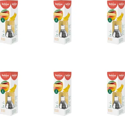 Produktbild von Bolsius - True Scents - Duftstäbchen - 60 ml - Mango - Vorteilspack - 6 Stücke