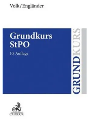 Produktbild von Grundkurs StPO