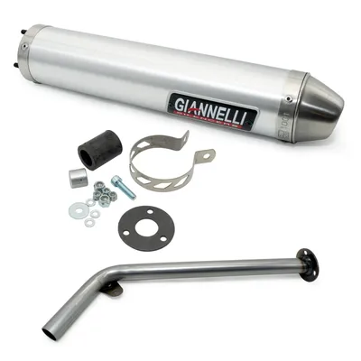 Zdjęcie produktu dla Układ wydechowy Giannelli tłumik aluminiowy z ABE dla Aprilia