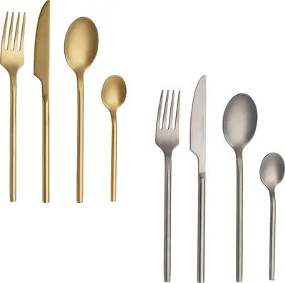 Produktbild von ECHTWERK Tafelbesteck Set Vintage 16tlg , Farbe:Champagne