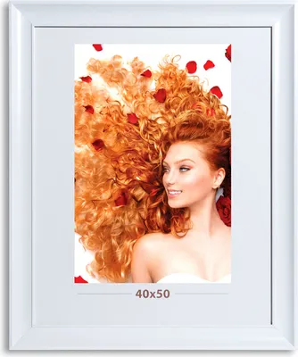 Produktbild von Bilderrahmen Lifestyle Foto Rahmen Collage quadratisch Wanddeko Poster 40D - Farbe: Weiss | Format: 40x50