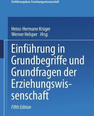 Obrázek produktu pro Einführung in Grundbegriffe und Grundfragen der Erziehungswissenschaft