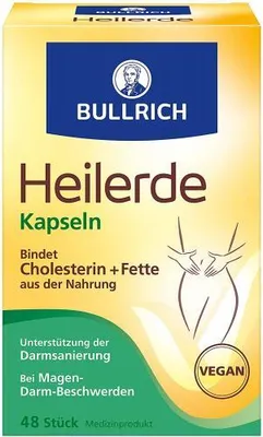 Obrázok produktu pre Bullrich Healing Earth Capsules Bezlepkové 48 kapsúl