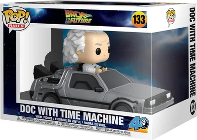 Produktbild von Back to the Future Doc with Time Machine 133 Funko Pop! Rides