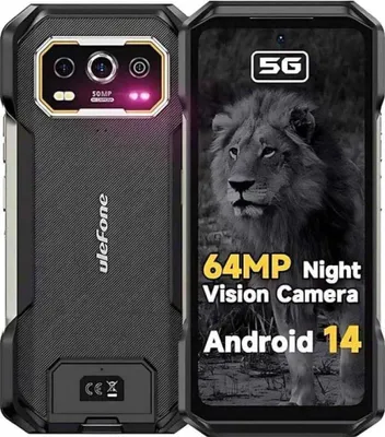 Produktbild von Ulefone Armor 27 Pro, 17,2 cm (6.78"), 12 GB, 256 GB, 50 MP, Android 14, Schwarz