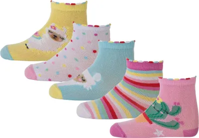 Produktbild von CUCAMELON Kinder Socken, 5er Pack - Strumpf, Motive, 2-4 Jahre, One Size Lama