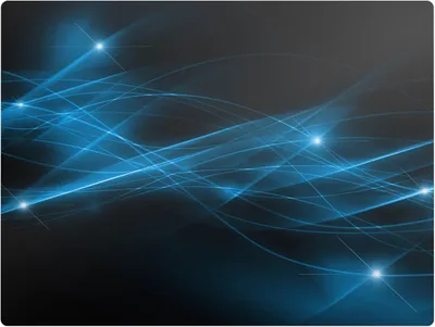 Abstract blue light streaks on a dark background.