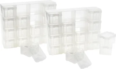 Produktbild von VBS Sortierbox "Setzkasten", 28 x 22 x 6,5 cm, 2 Stück