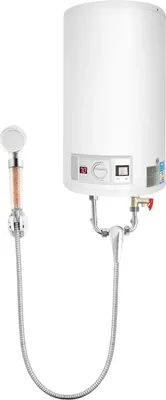 Zdjęcie produktu dla Elektryczny podgrzewacz wody - DSZF-50 - 35 l - 2000 W - 220 V - montaż pionowy na ścianie - wtyczka UE - przyłącze G1/2 - beżowy