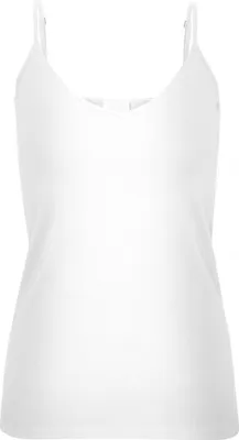 Produktbild von Vero Moda 5713027979178, Tank Top, Erwachsener, Weiblich, Weiß, M, V-Ausschnitt