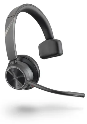Produktbild von HP Poly Voyager 4310 USB-A Headset +BT700 Dongle, für Microsoft Teams , Kabellos, Büro/Callcenter, 122 g, Kopfhörer, Schwarz