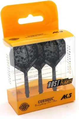 Produktbild von CUESOUL Integrierter Dartschaft und Flights, 3er-Set in Standardform