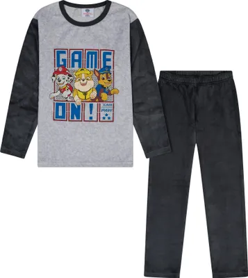 Produktbild von Paw Patrol Chase Marshall Kinder Jungen Pyjama Schlafanzug , Größe:122-128