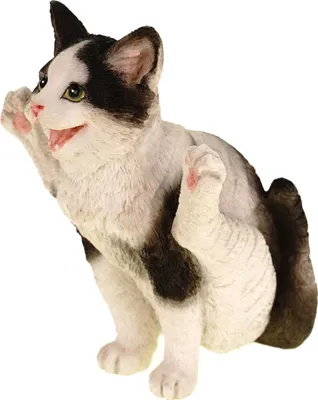 Produktbild von Yoga Katze in Stellung Feuerfliege coloriert by Veronese 8 cm Dekofigur Cat Figur