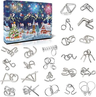 Produktbild von Puzzle-Adventskalender 2025: Puzzlespiele für Kinder und Erwachsene, Weihnachtskalender für Jungen und Mädchen