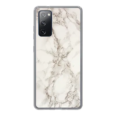 Produktbild von MuchoWow® Handyhülle Schutzhülle Hülle für Samsung Galaxy S20 FE Marmor - Grau - Weiß Silikon Softcase Handy Hülle - Abdeckung