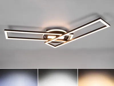 Immagine prodotto di Lampada da soffitto a LED TWISTER 30W Da 2700 a 6000K 4500 lm metallo bianco e nero dimensioni: 8,5 x 90,5 x 24,5 cm IP20 RL