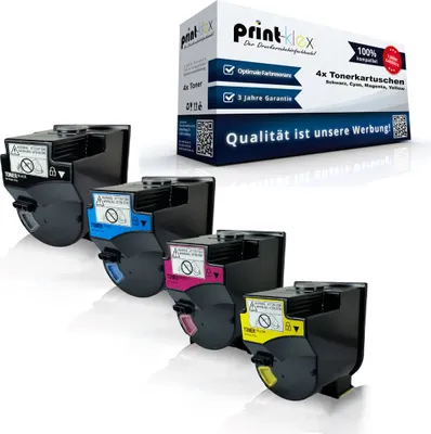 Produktbild von 4x Kompatible Tonerkartuschen für Olivetti DColorMF22 DColorMF45 B0480 B0483 B0482 B0481 Black Cyan Magenta Yellow - Office Pro Serie