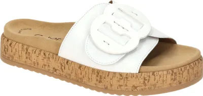 Produktbild von Gabor 63.760 Damenschuhe - bequeme Pantoletten weiß Freizeit NEU