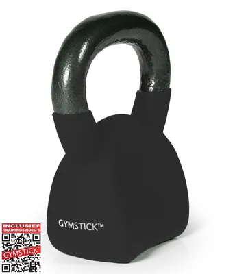 Obrázok produktu pre Gymstick 61115-20, Štandardná činka, Žehlička, neoprén, neoprén, Čierna, 20 kg